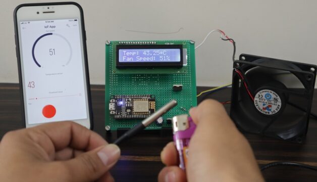 IoT Temperature Based Fan Speed Control & Monitoring System using ESP8266