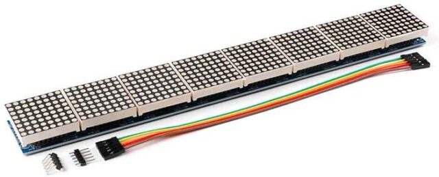MAX7219 8-in-1 Dot Matrix LED Display