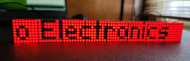 Smart Notice Board ESP8266 Dot Matrix Display