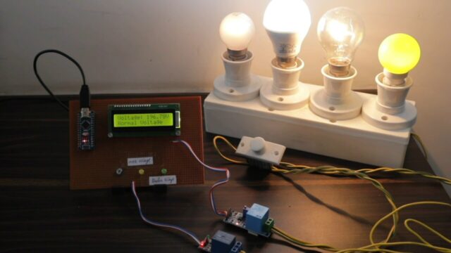 AC Voltage Monitoring System Arduino