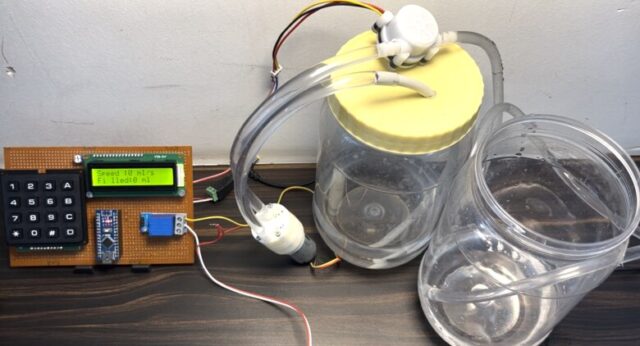 Testing Water Filling Machine Arduino