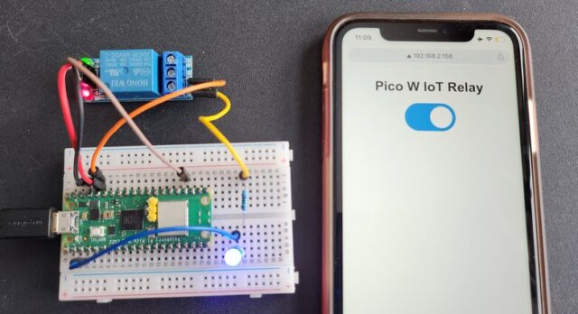 Raspberry Pi Pico W relay Web Server