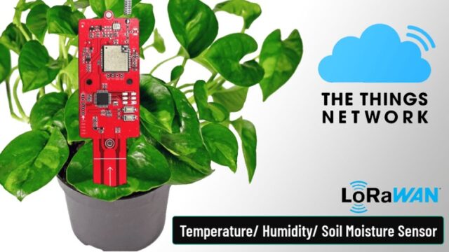Smart Soil Moisture Monitoring with LoRaWAN on TTN Server LoRaWAN Temperature Humidity Soil Moisture Sensor Data on TTN & Thingspeak