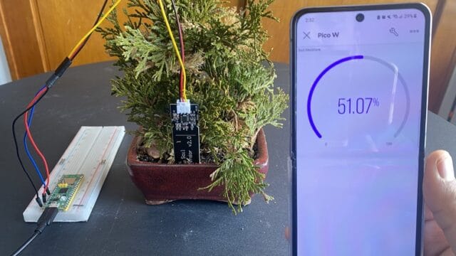 IoT Soil Moisture Raspberry Pi Pico W