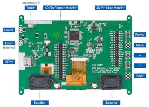 7 inch Raspberry Pi Touch Screen Display
