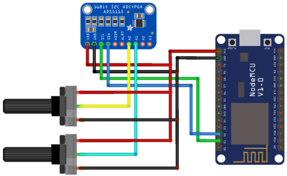 ADS1115 ESP8266 Connection