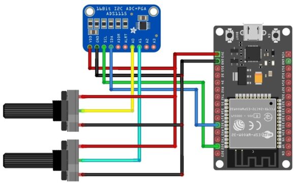 Interfacing ADS1115 Module with ESP32