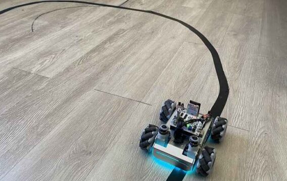 Line Following Mecanum Wheel Robot