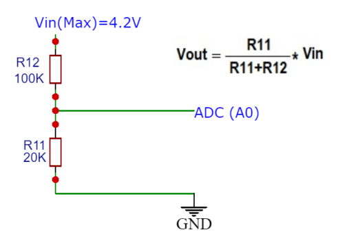 ESP8266 Voltage Divider Network
