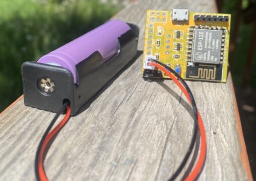 IoT LiPo Battery Voltage Monitoring System using ESP8266