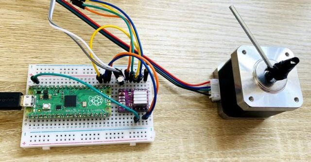 NEMA17 Stepper Motor control Raspberry Pi Pico