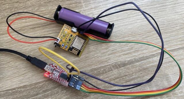 Testing Battery Voltage & Charge Monitoring System using ESP8266 on ThingSpeak Server