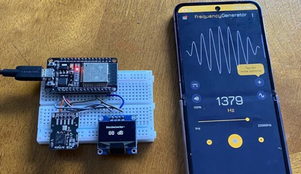 Sound Sensor ESP32 Frequency Generator