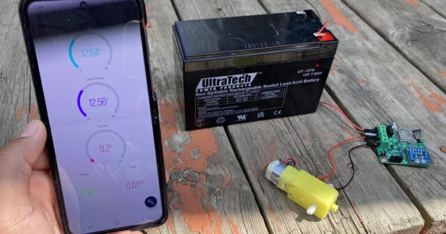 Blynk IoT DC Energy Meter Readings