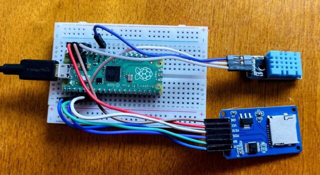 DHT11 Raspberry Pi Pico SD Card