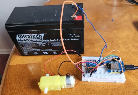 12V Battery Monitoring ESP8266
