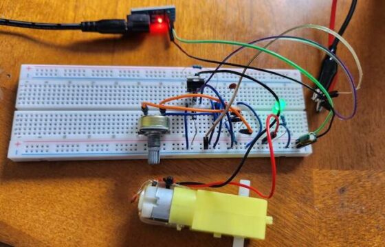 555 Timer PWM Motor Speed Controller