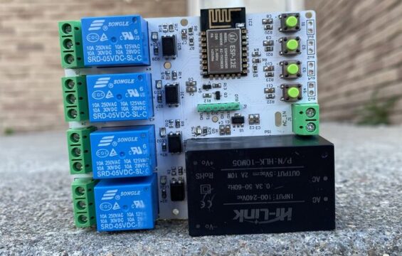 PCB for ESP8266 Alexa Home Automation Project