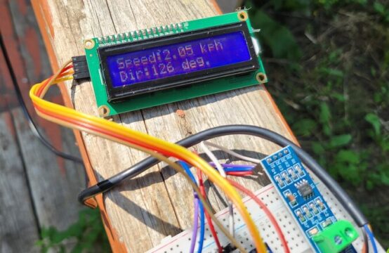 Ultrasonic Anemometer Arduino