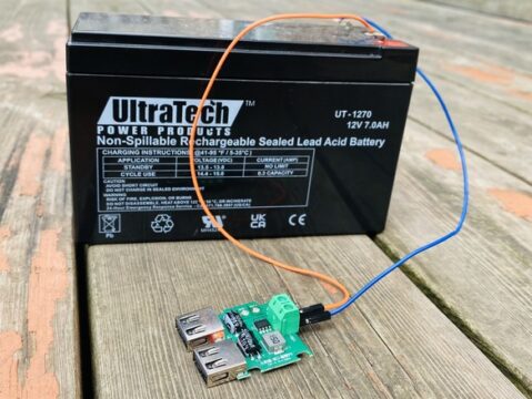 12V to 5V Battery Output