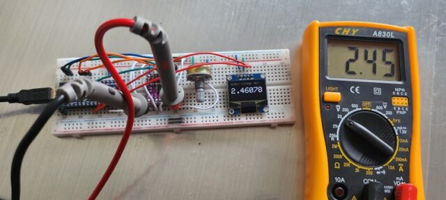 24 Bit ADC Module Arduino Voltmeter
