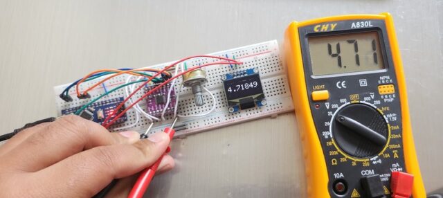 24 Bit ADC Module Arduino Voltage Measurement