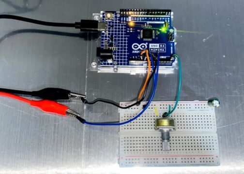 12-Bit DAC Setup Arduino UNO R4 Minima