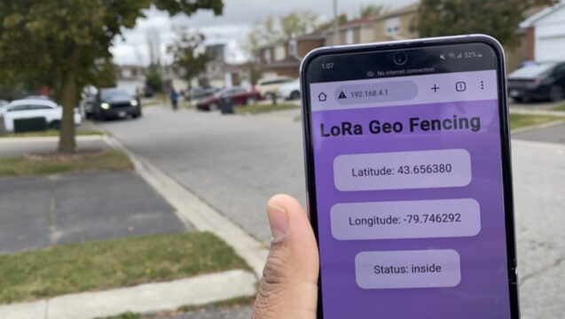 LoRa-Enabled IoT Geo-Fencing with GPS Inside
