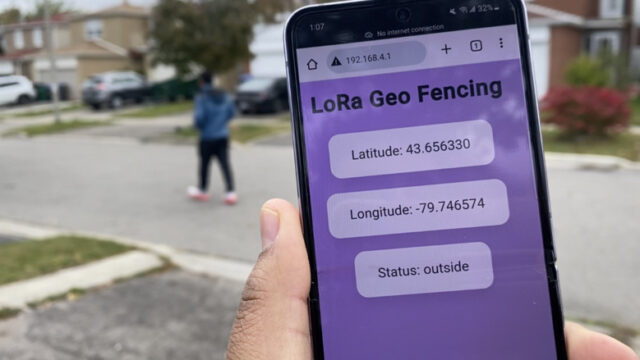 LoRa-Enabled IoT Geo-Fencing with GPS Outside