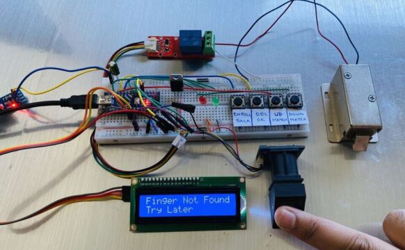 Biometric Security System with Arduino & Fingerprint Sensor