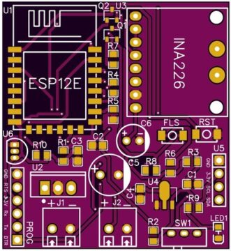 IoT Solar Panel Monitoring System PCB