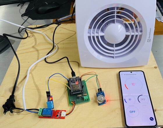 IoT Smart Exhaust Fan ESP32 Testing