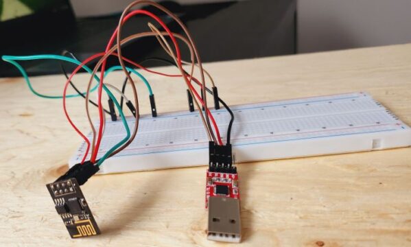 FTDI Module ESP8266-01 Connection