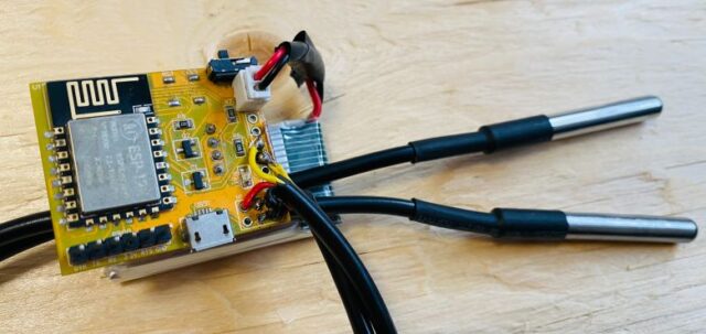 IoT Smart Fridge ESP8266 PCB