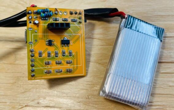 IoT Smart Fridge ESP8266 PCB Backside
