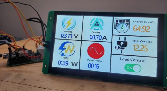 IoT AC Energy Meter with ESP32 & DMI Display Blynk