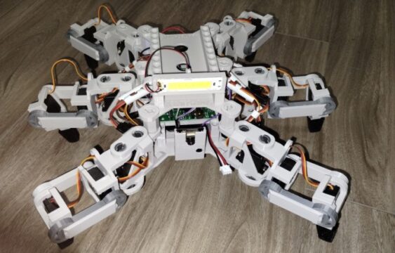 Hexapod Robot using ESP32-CAM