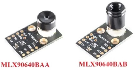 MLX90640BAA vs MLX90640BAB