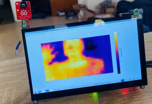 Thermal Imaging Camera with MLX90640 & Raspberry Pi Visualization