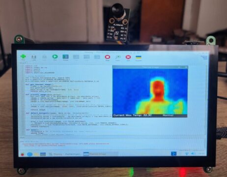 Fever Detector with MLX90640 & OpenCV Raspberry Pi Seutp