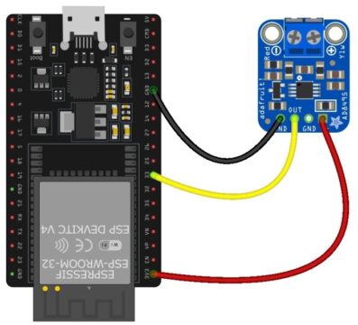 Interfacing AD8495 K-Type Thermocouple Amplifier with ESP32