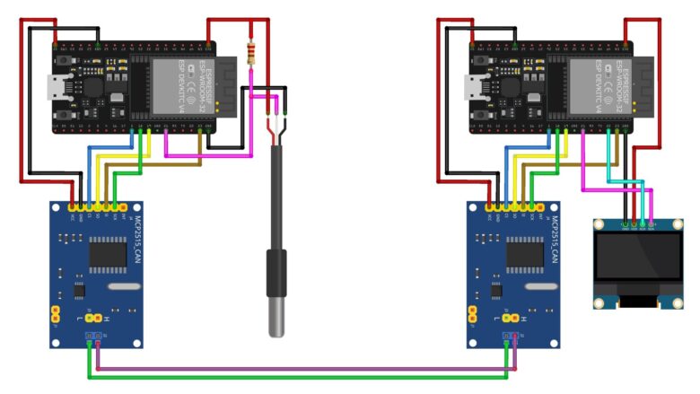 Interfacing MCP2515 CAN Module with ESP32
