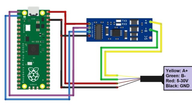 Modbus RTU protocol Raspberry Pi Pico MicroPython