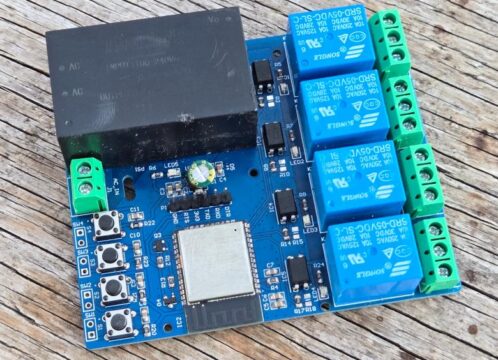 ESP32 KME Smart IoT App Home Automation PCB Top Soldered Layer