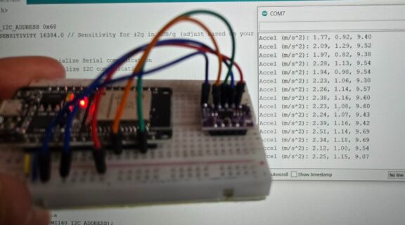 Acceleration Measurement with BMI160 & ESP32