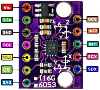 BMI160 Gyroscope Accelerometer Pinout