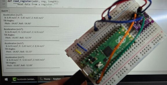 BMI160 MicroPython Code Raspberry Pi Pico