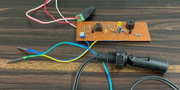 Float Sensor & 555 Timer Circuit