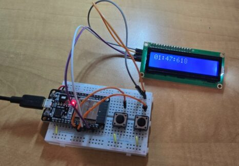 Stopwatch using ESP32