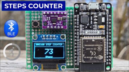 DIY Pedometer with ESP32 & BMI160 – Steps Counter DIY Pedometer with ESP32 & BMI160 - Steps Counter